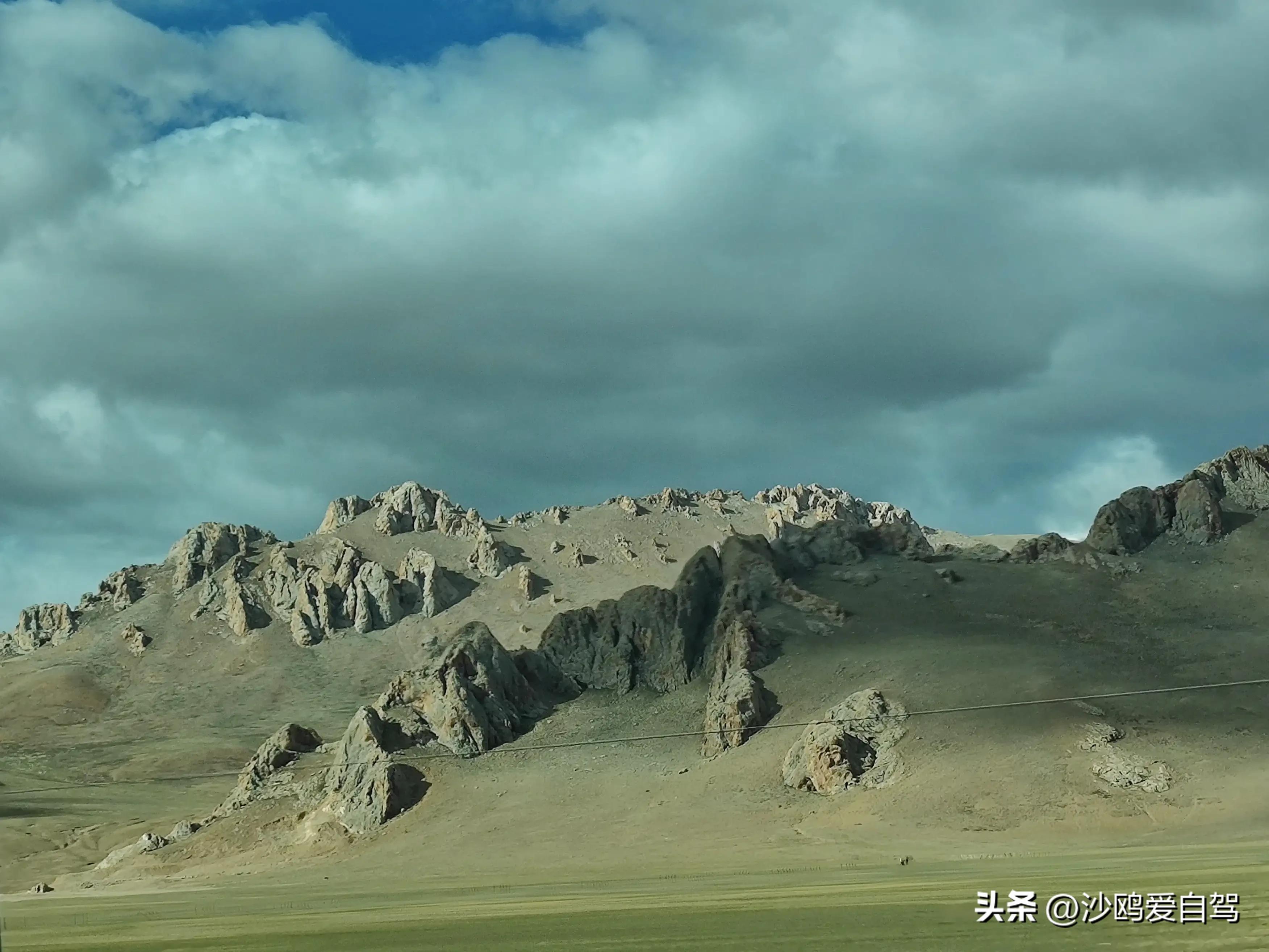 自驾四进*藏西***疆新**第12天:人在囧途:当惹雍措圣湖边陷车,轮胎鼓包