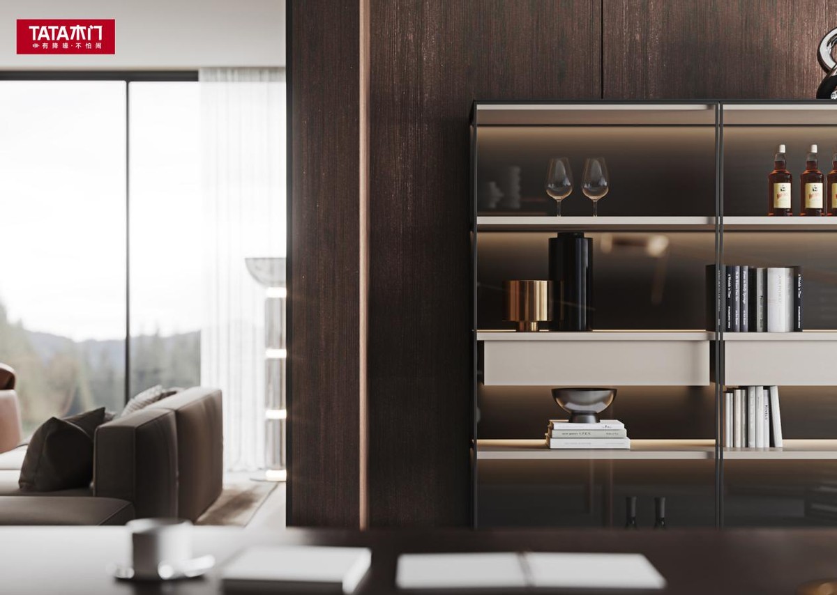 tata木门新品极简超静音玻璃门,tata木门有必要选静音条吗