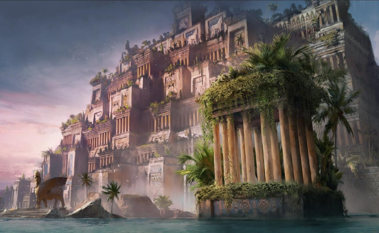 上海古巴比伦空中花园,空中花园巴比伦真的是浮在空中吗