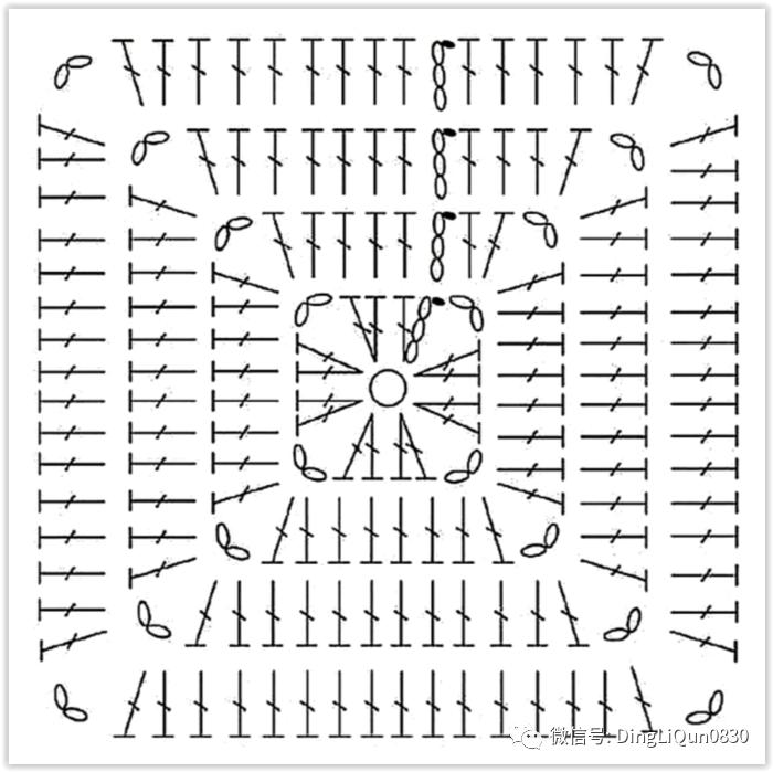 钩针编织教程简单好看毯子,一片式钩针沙发毯图解
