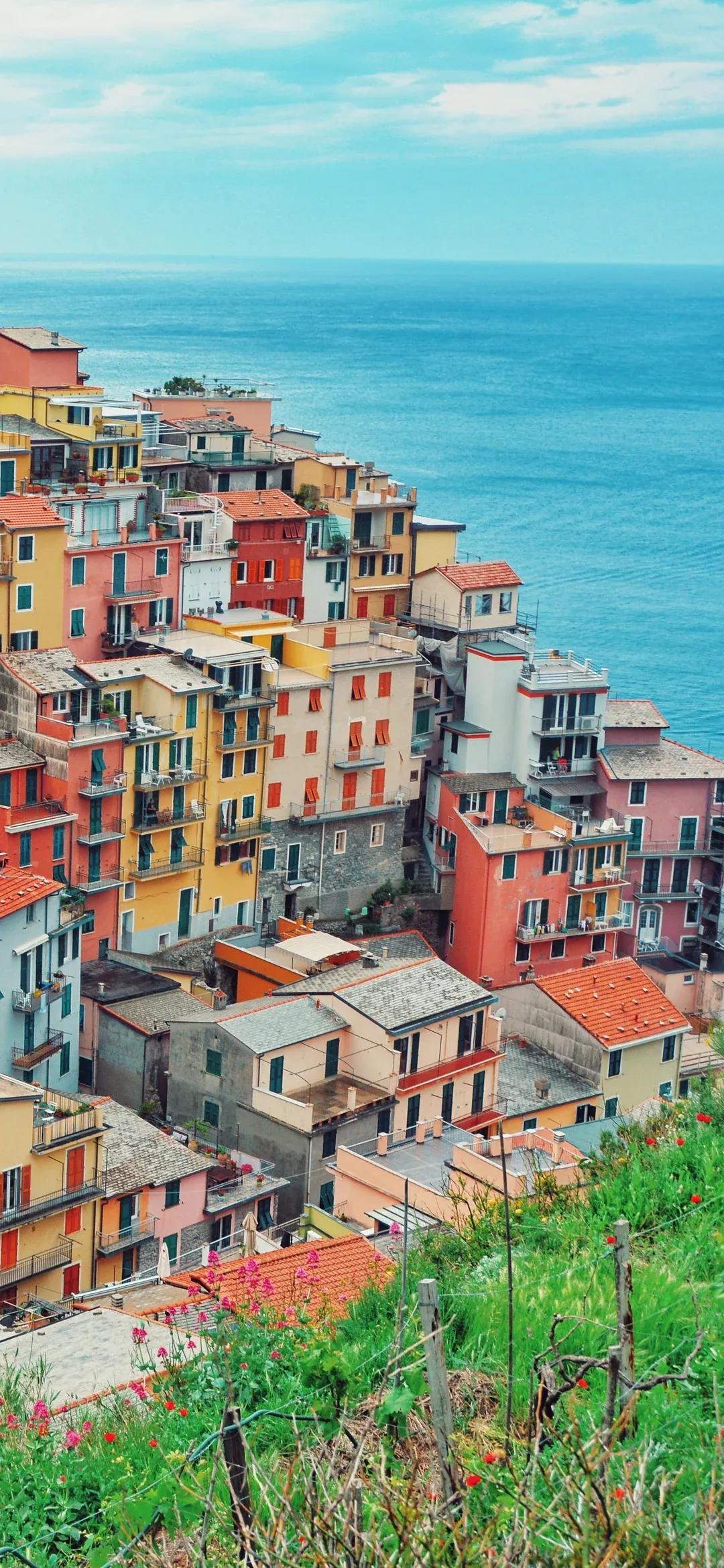 大海壁纸｜大海边，守候朝霞，聆听海浪的乐章