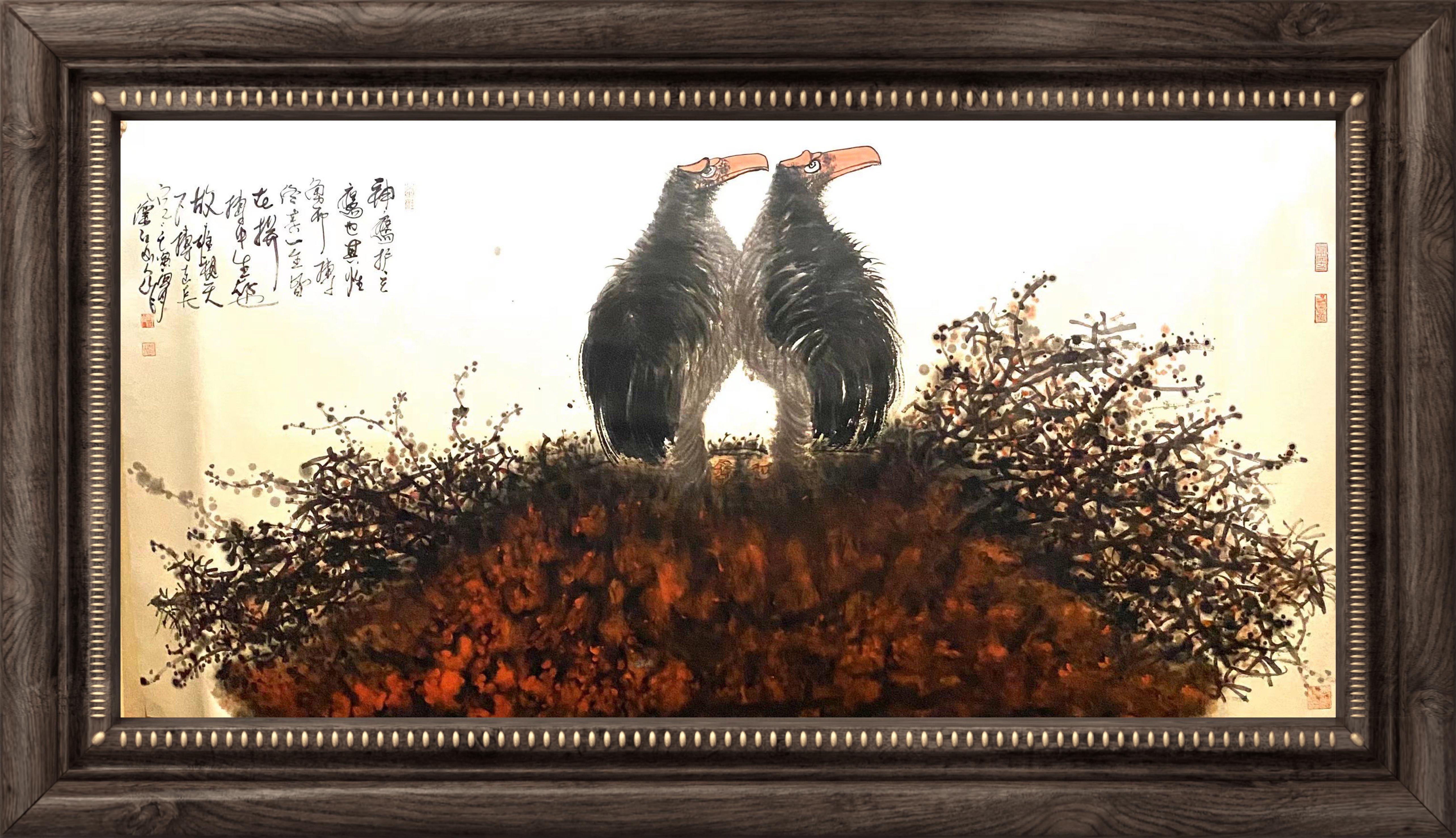 画家朱祖国作品集,书画家朱祖国的指墨画