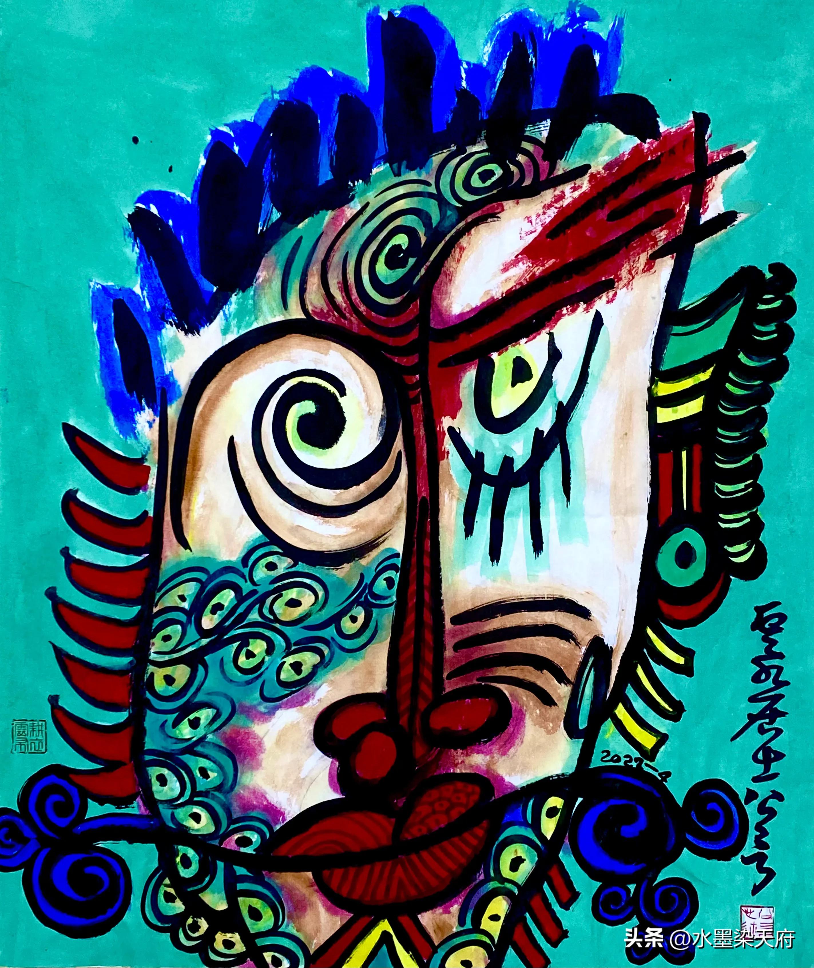 公言（龚光万）脸谱画作品选