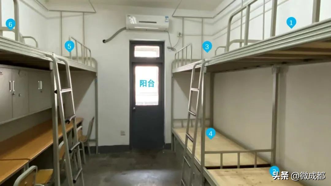 成都公办大学好看的宿舍,成都哪些大学宿舍好