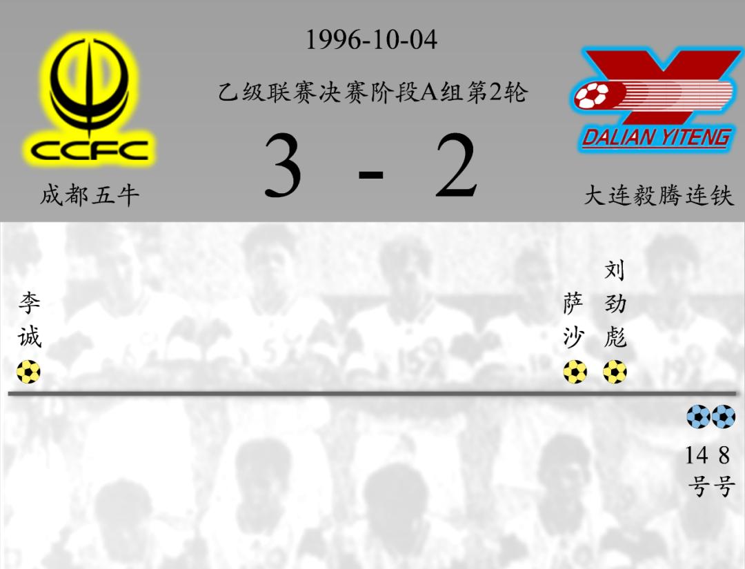 成都五牛足球比赛,成都五牛1999年