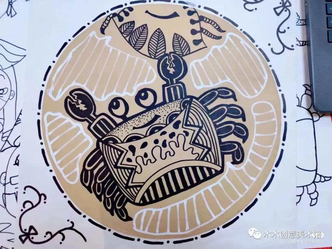 儿童创意绘画教程线条画,儿童创意美术绘画线条画