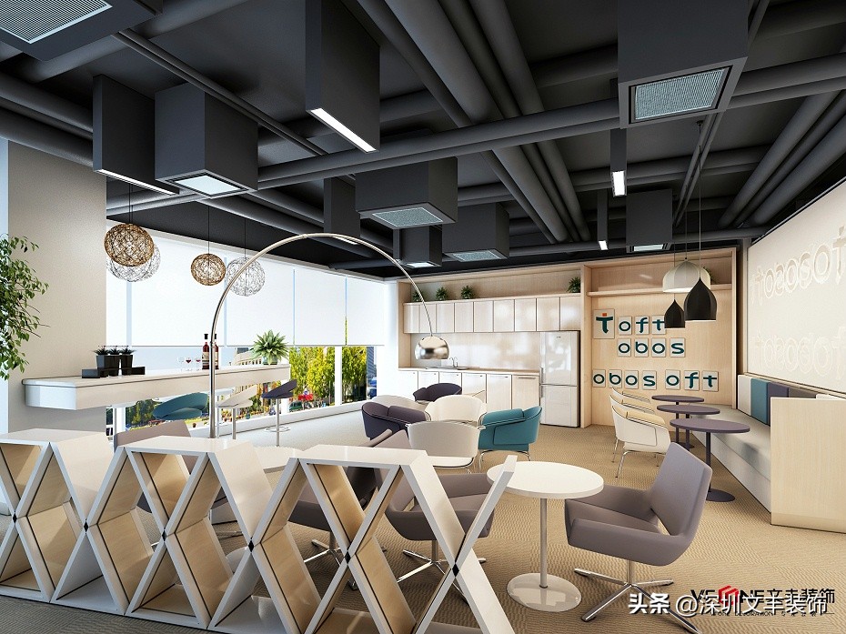 深圳办公室茶水间装修设计,办公室简易茶水间装修设计