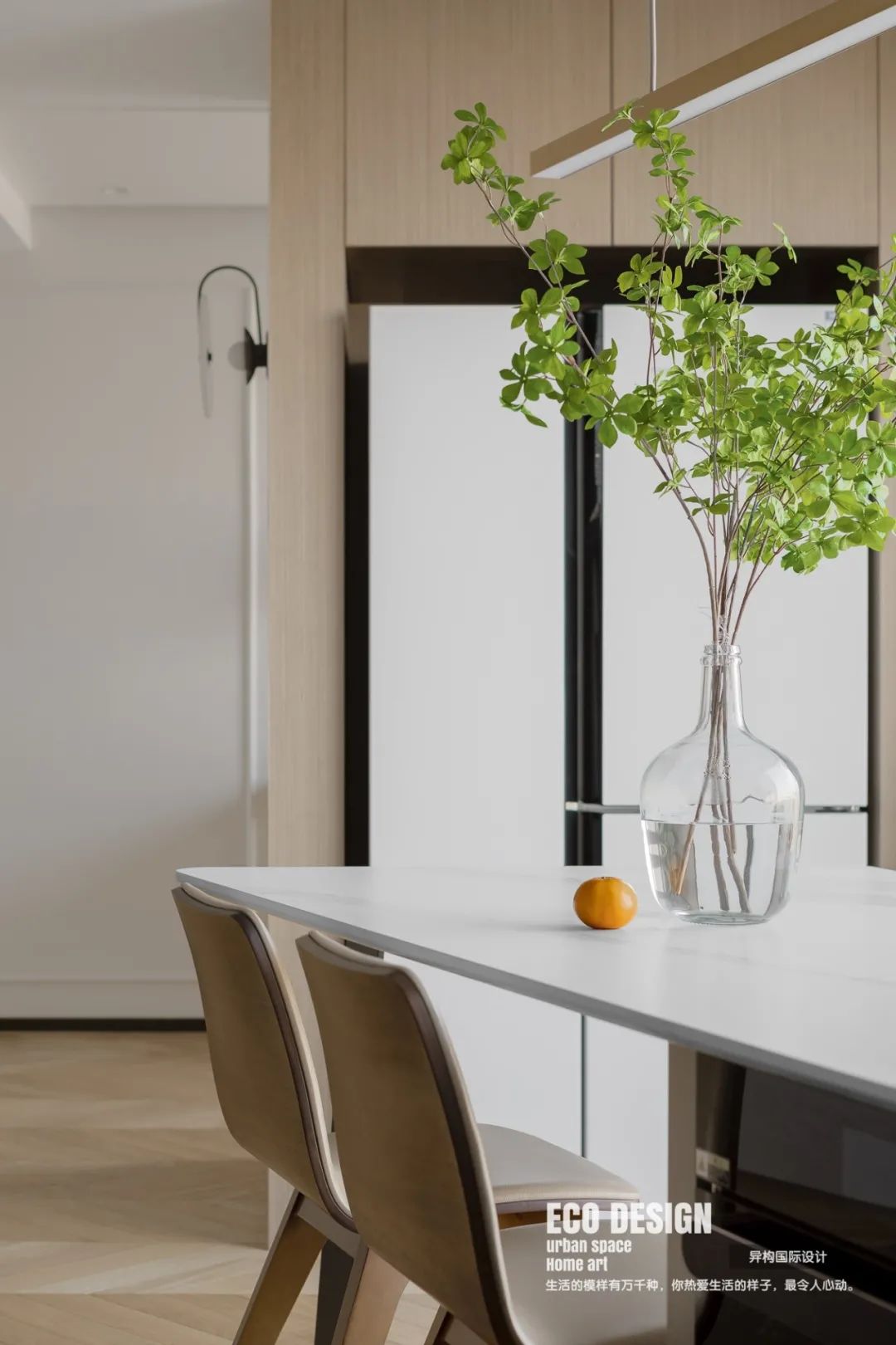 法式原木奶油极简风,绿色奶油原木风格治愈系