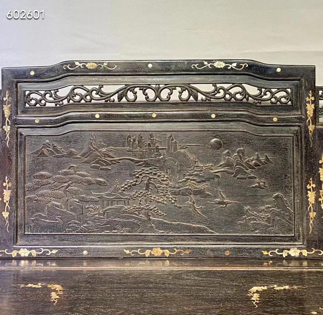 小叶紫檀罗汉床龙床,红木小叶紫檀罗汉床