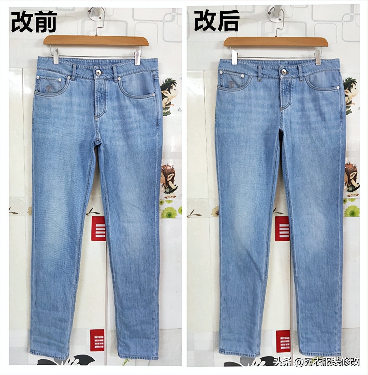 牛仔裤裤腰太大可以改吗,牛仔裤腰大了改小妙招不影响裤型