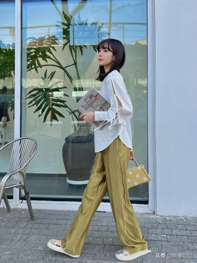 中年女士穿无痕裤好看吗,高腰微喇无痕裤