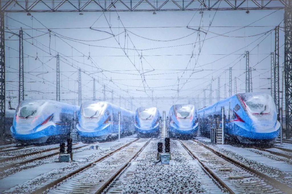 这十年|高铁网交织环扣动车组奔腾竞驰