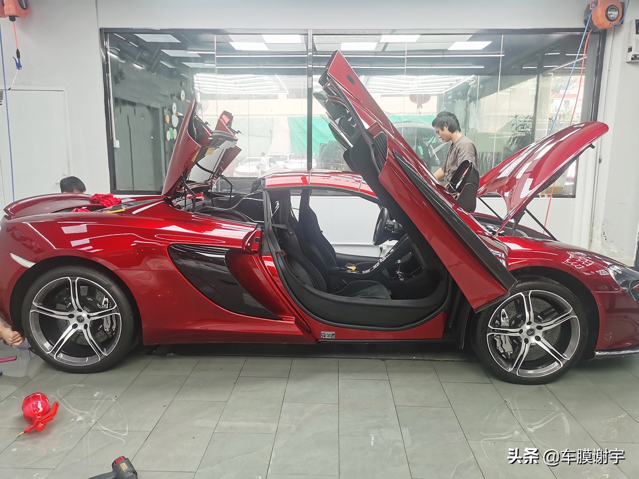 迈凯伦650s车布多少钱,迈凯伦进口车衣贴膜