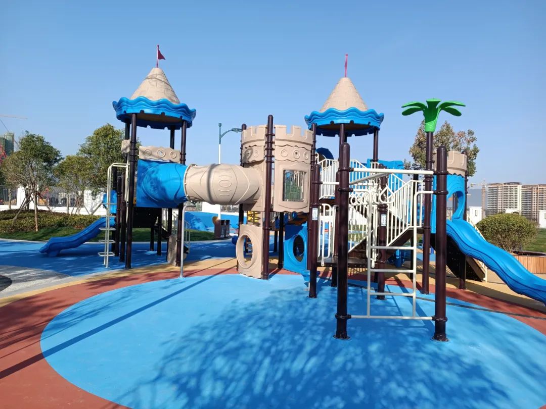 浦溪河公园健身步道,浦溪河体育公园运动打卡