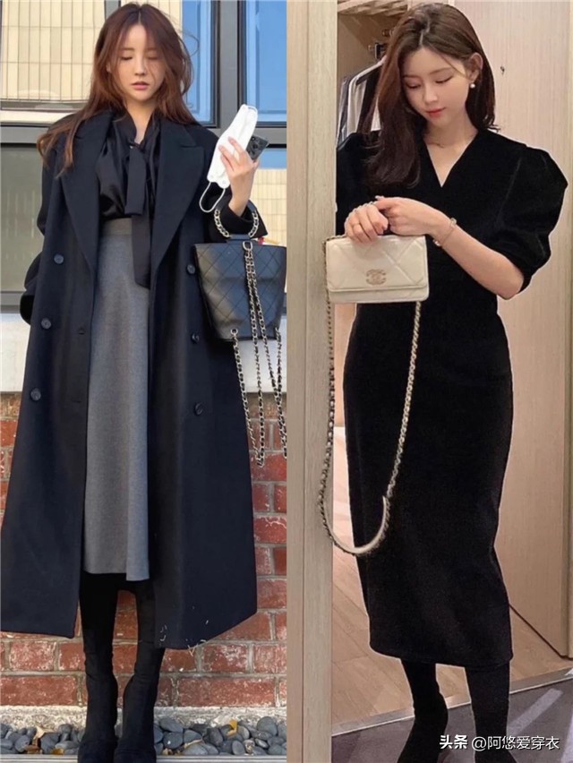 开春穿搭女连衣裙大码,文艺风连衣裙搭配打底裤