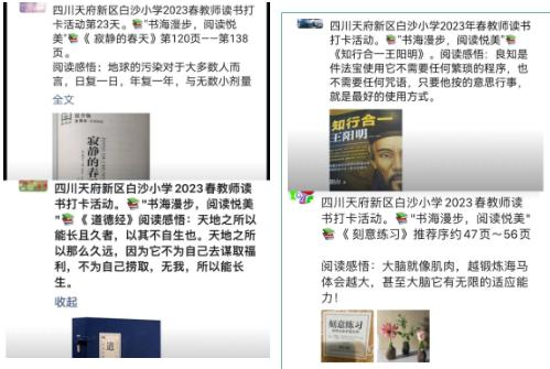 四川天府新区白沙小学|书海漫步阅读悦美