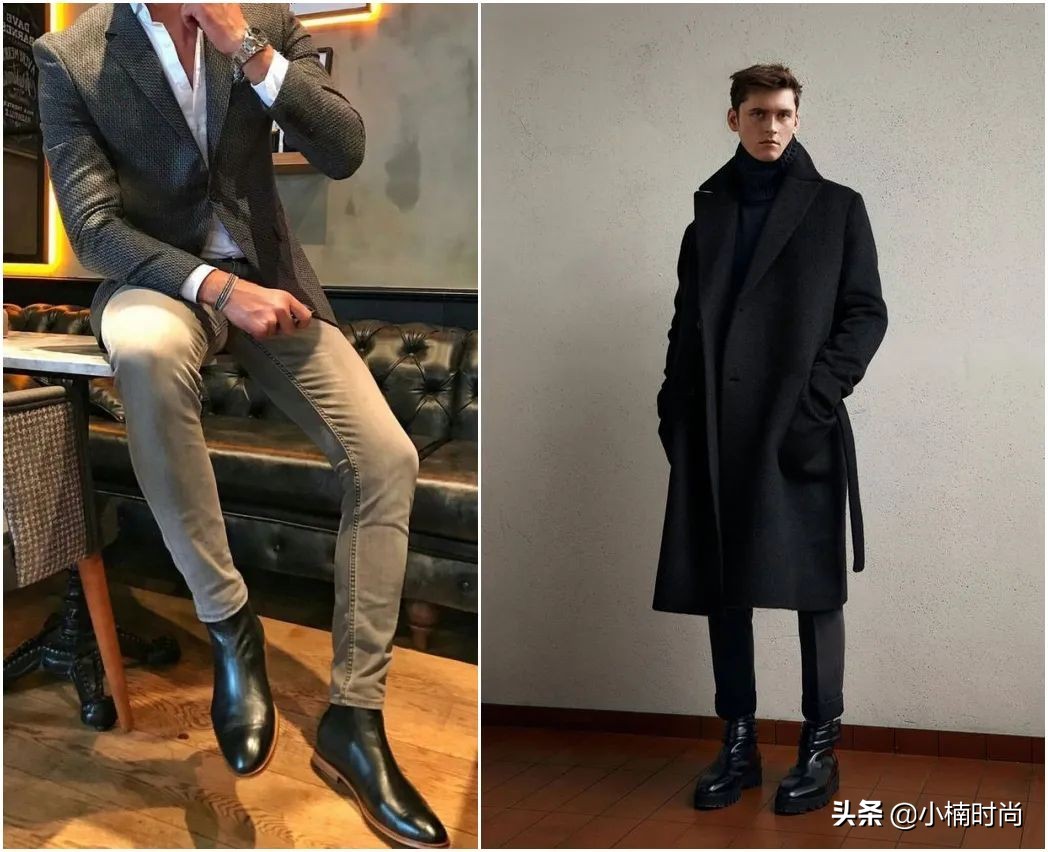 切尔西靴跟马丁靴哪个更好搭配,英伦风显瘦切尔西靴穿搭