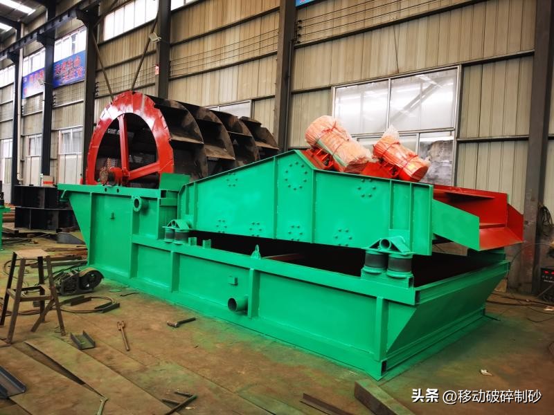 二手制沙洗沙一体设备,广通制沙洗沙设备视频