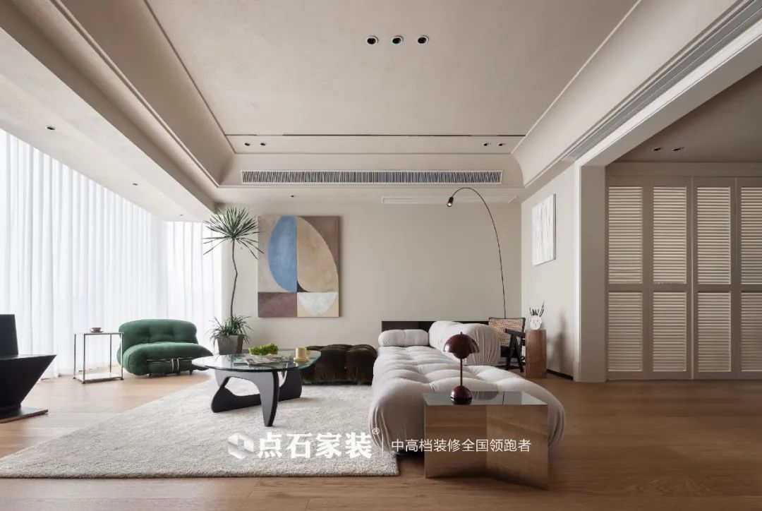 家居博主原木风,家居博主江景大平层