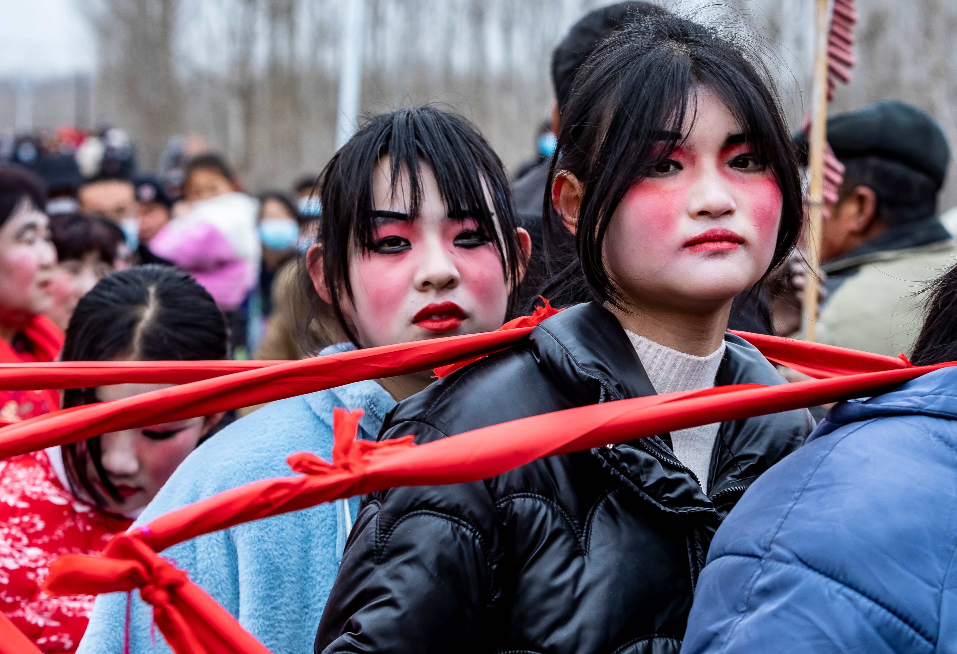 沂水大峪送火神时间,大峪村送火神舞狮