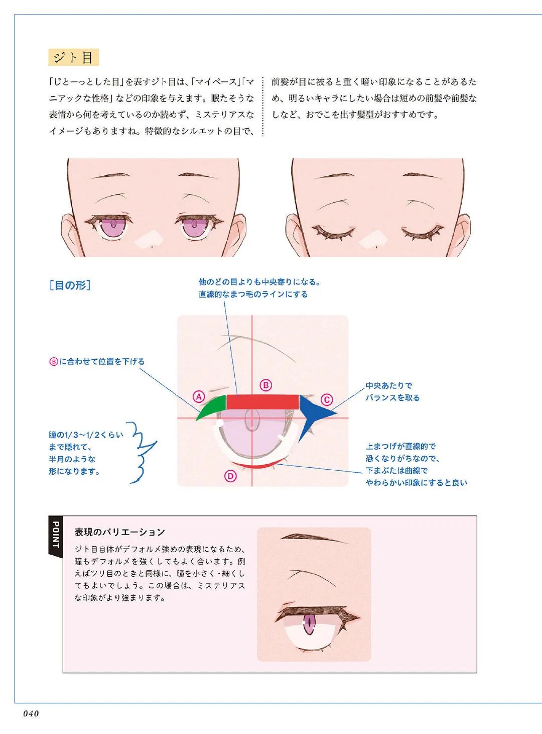 零基础日系眼睛绘画教程,零基础人物眼睛绘画教程