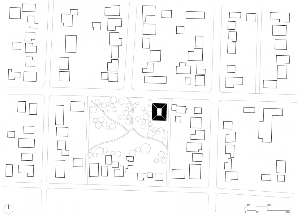 美国带草坪的房子,草地房屋建筑设计