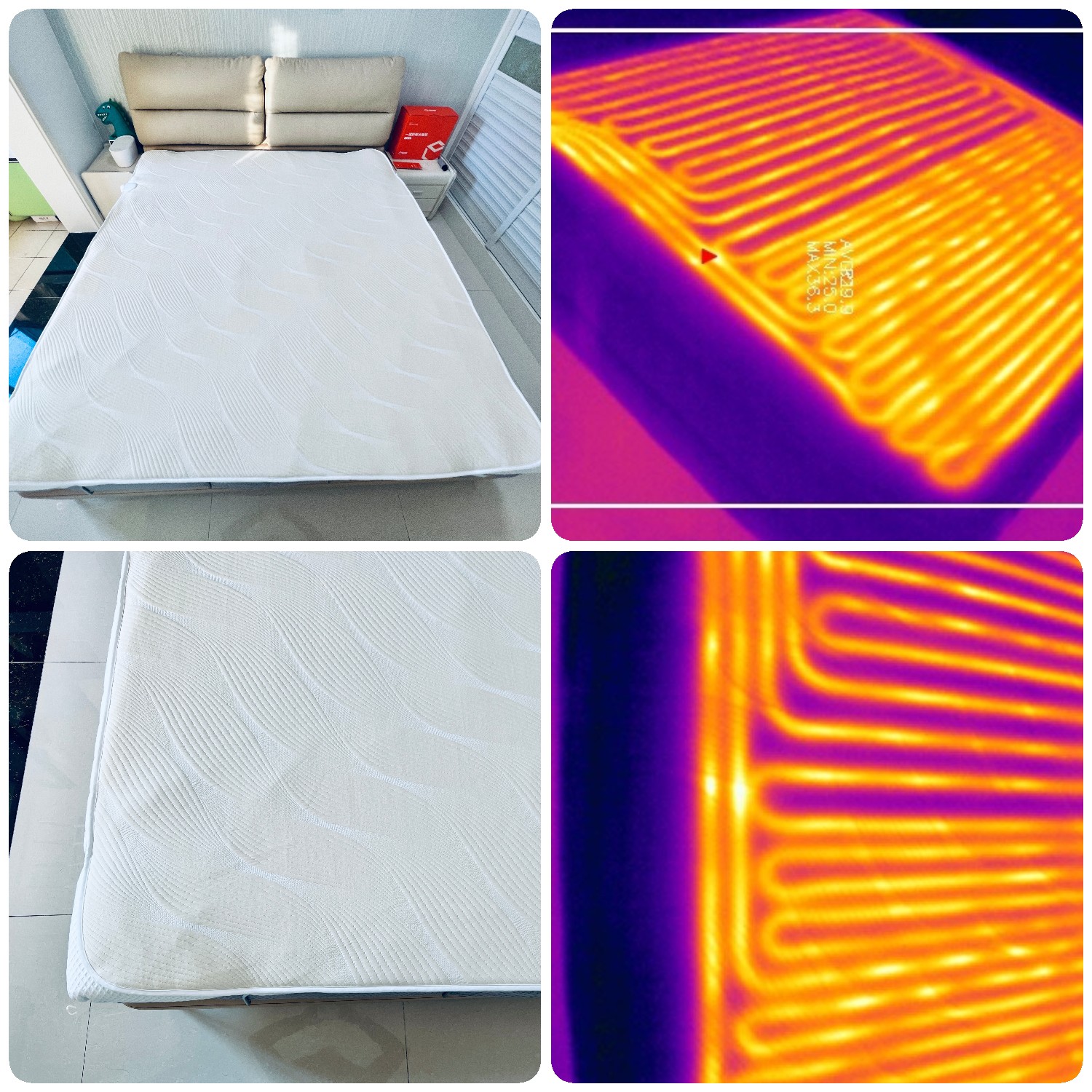 地暖垫取暖测评,智能恒温水暖毯冬天暖床神器