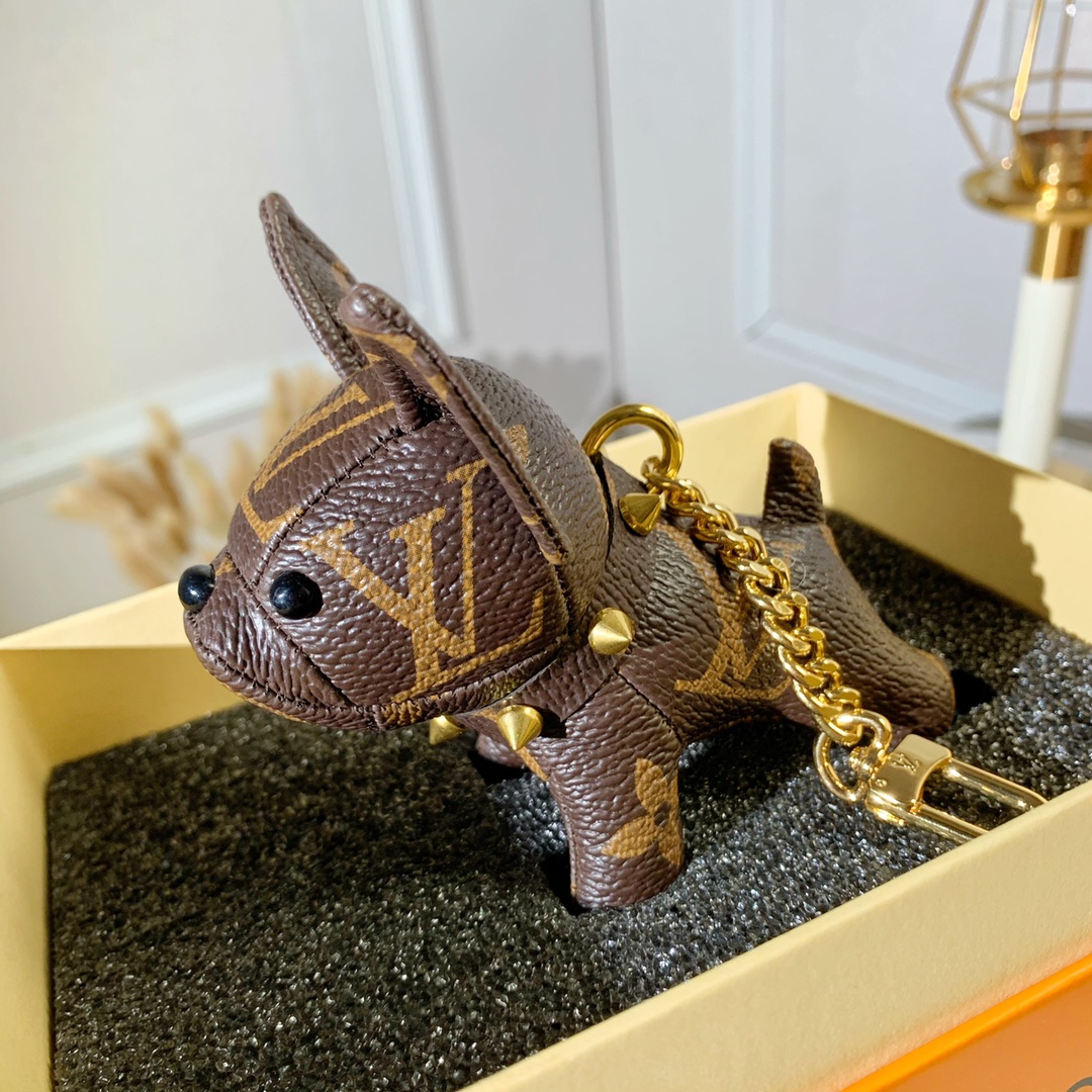 lv包包挂饰毛娃娃,七夕礼物小鹿挂件