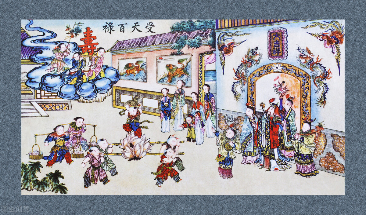 要想来年富，家中摆四物；这四物寓意吉祥，过年都摆上可博好彩头