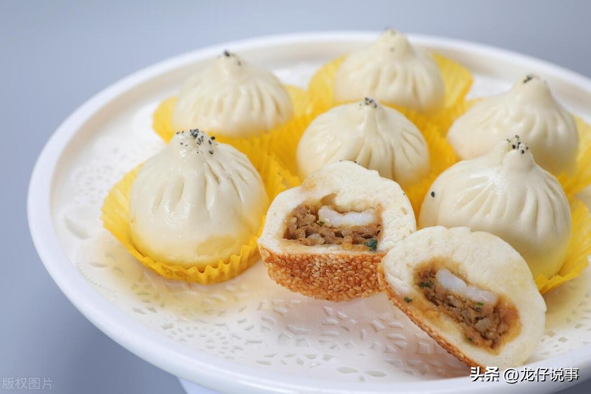 美食老上海生煎包真的非常好吃,人气美食推荐上海生煎包