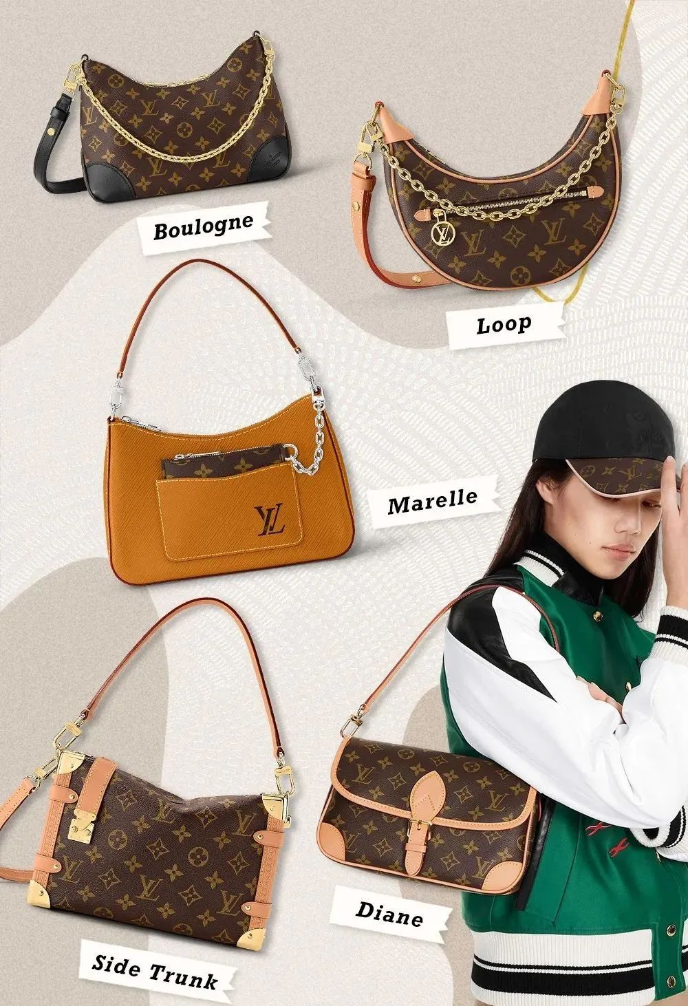 经典腋下包大气时尚包包种草,夏季斜挎腋下包推荐小众高级感