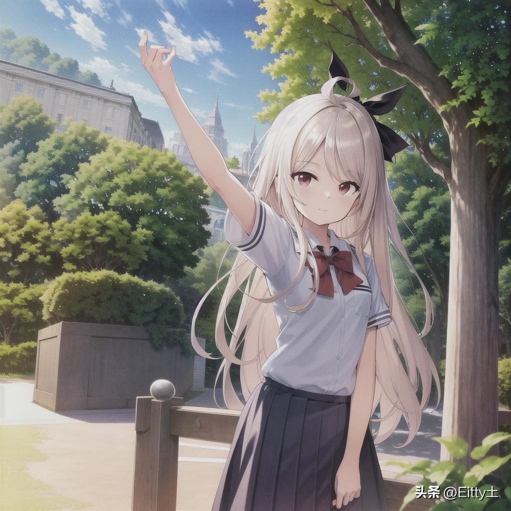 动漫美少女ai绘画素材,美少女动漫壁纸图片可爱