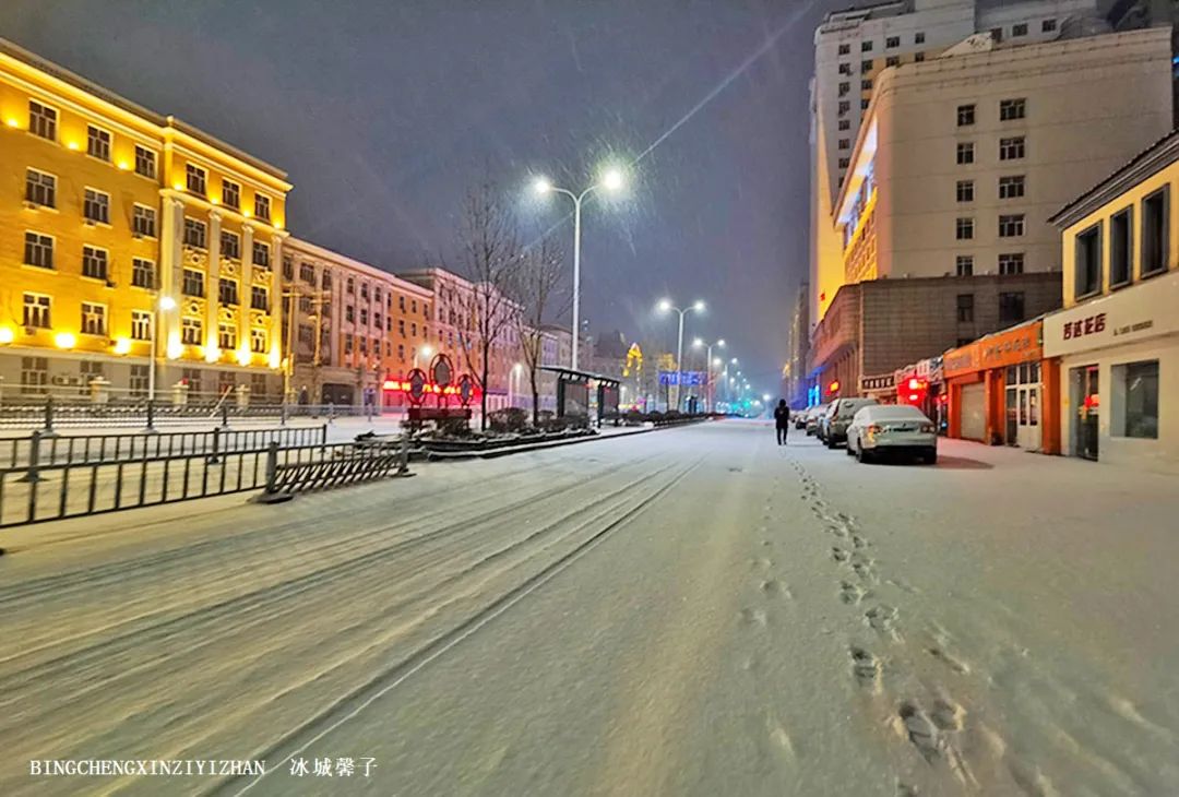 哈尔滨昨天的大雪,哈尔滨冬天的鹅毛大雪