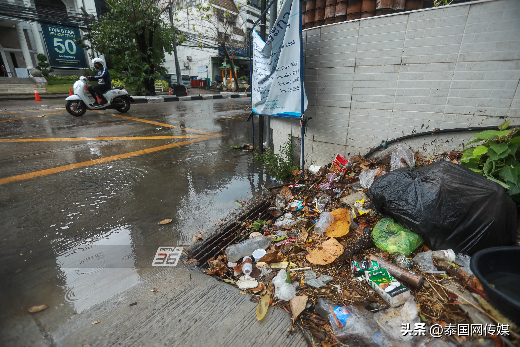 曼谷的暴雨一般要下多久,曼谷雨季道路淹没
