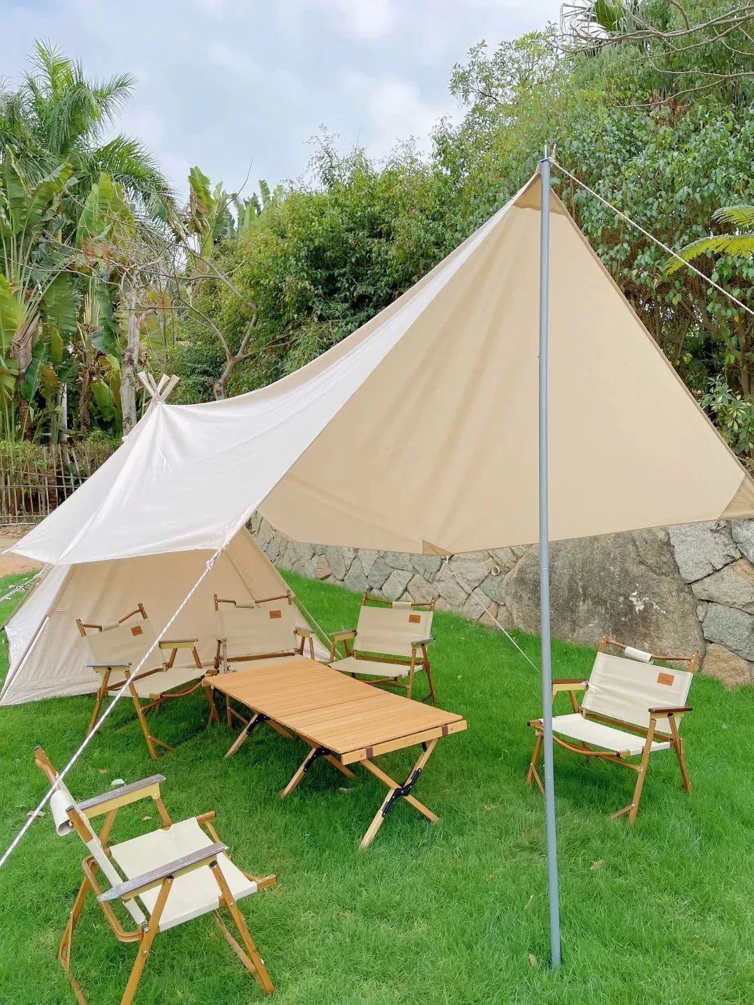 厦门海沧东孚营地新式露营,东孚温泉露营