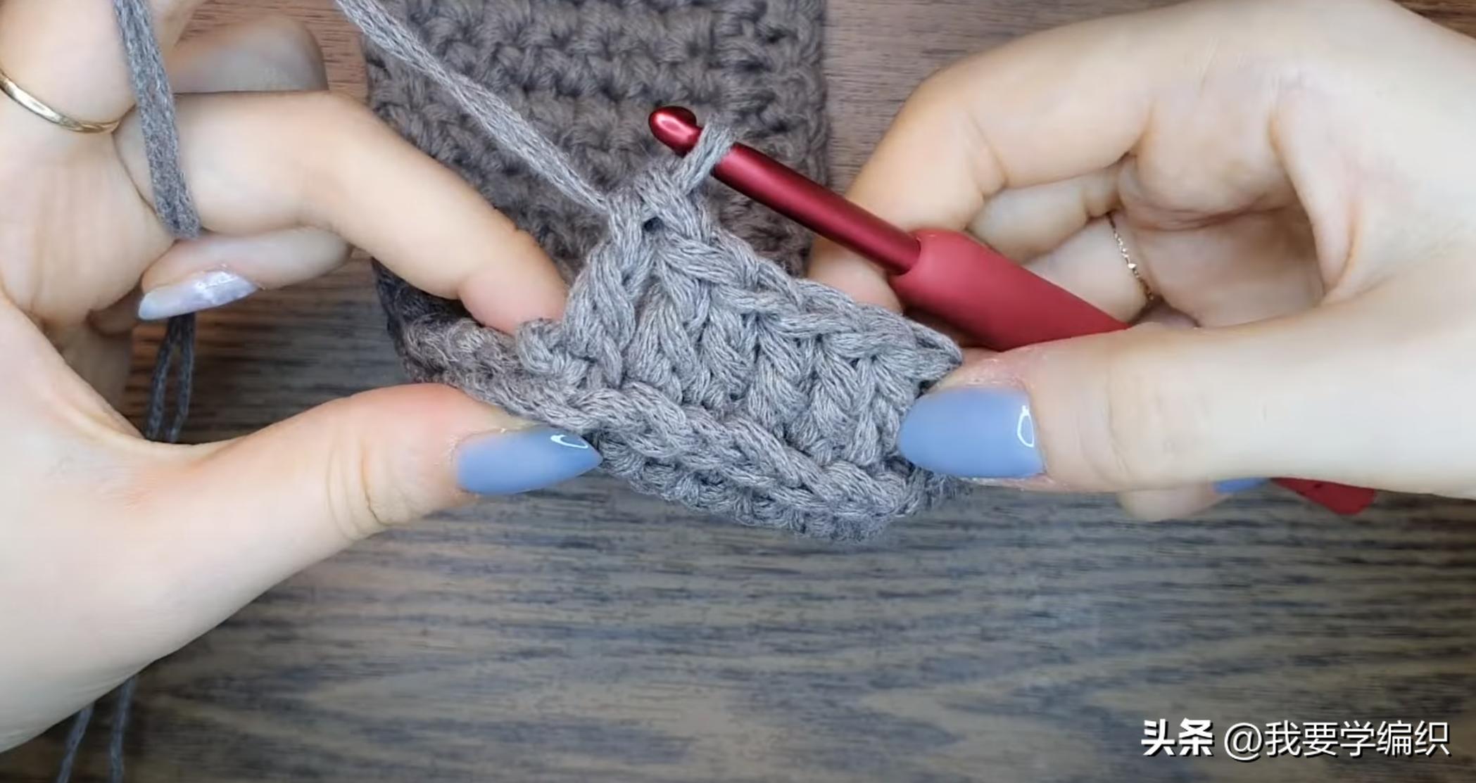 斜挎迷你小包的钩织,钩小包教程斜挎包