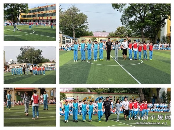环城路小学足球校长杯开幕式,开封县街小学足球赛2024年