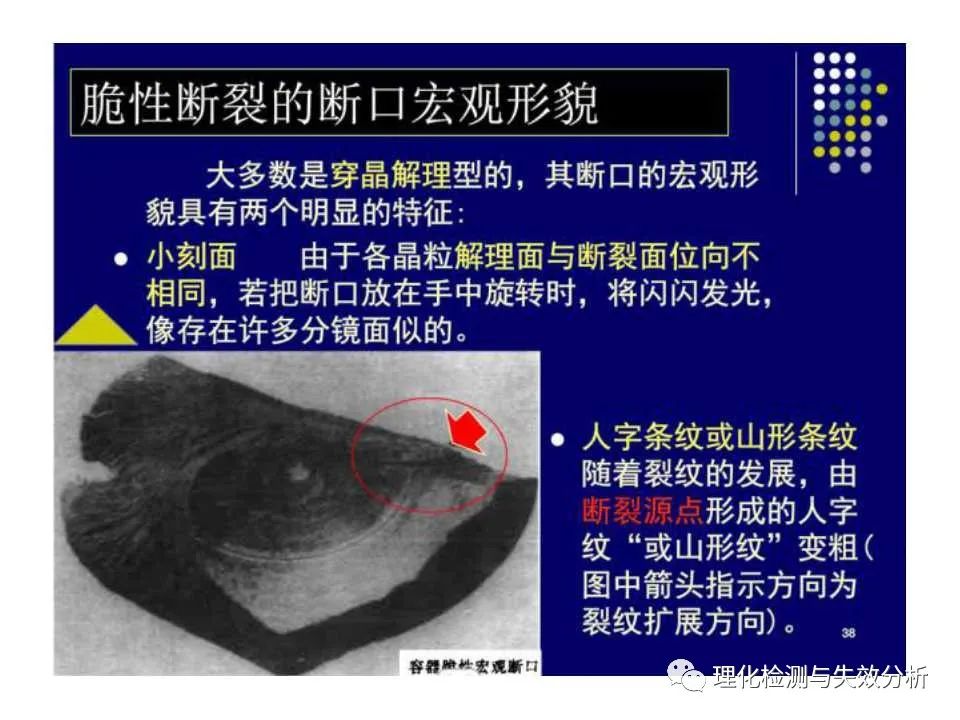 金属断口分析,金属断口宏观形貌分析