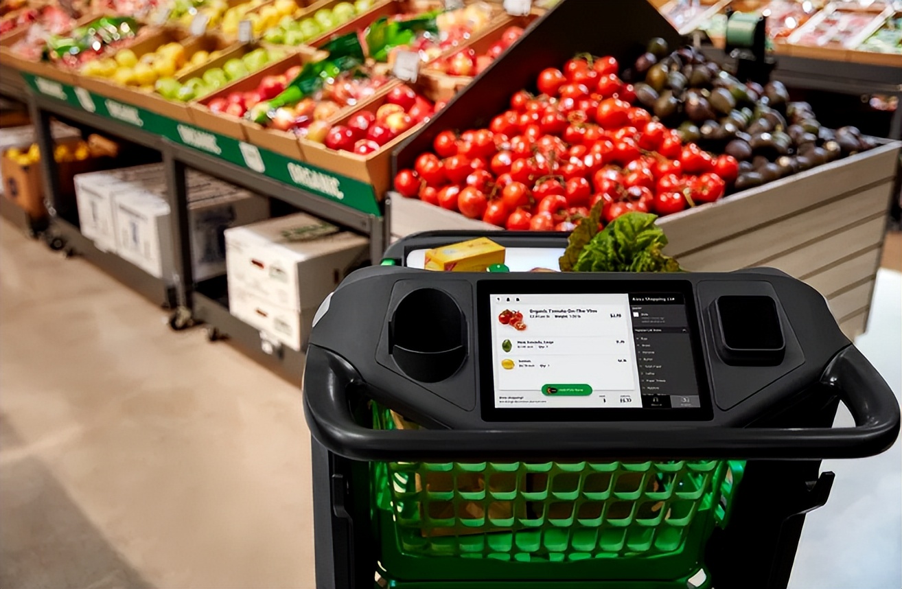 超市自助收银机款式,超市新型收款机