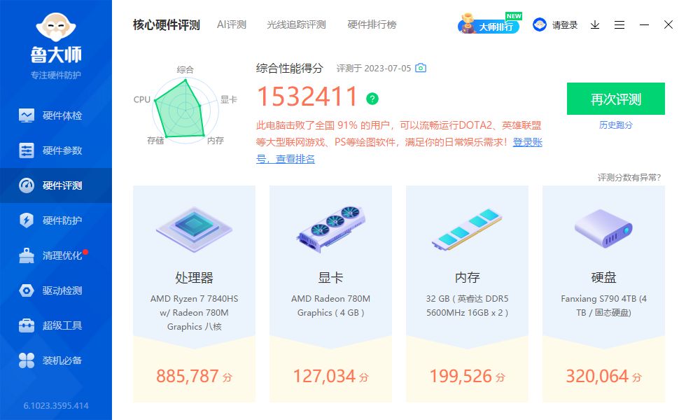 零刻gtr5锐龙评测,零刻gtr7锐龙7840hs