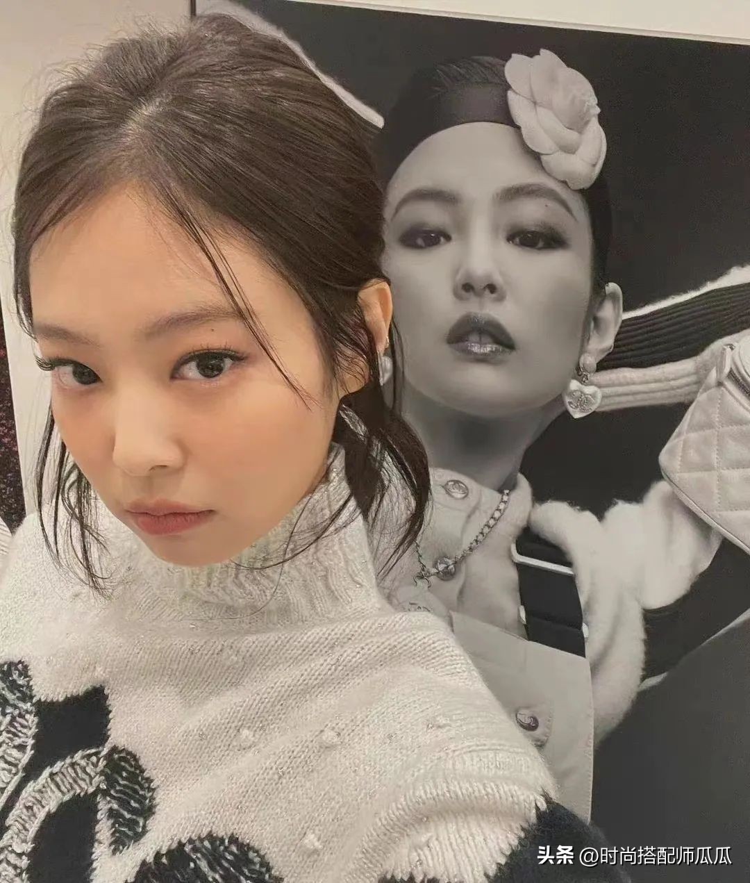 热巴同款发型中长发,热巴齐刘海发型