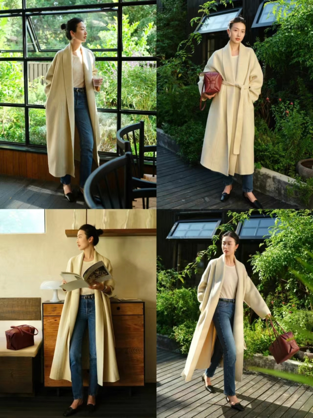 大衣30种穿搭方法,秋冬实用保暖大衣穿搭图片
