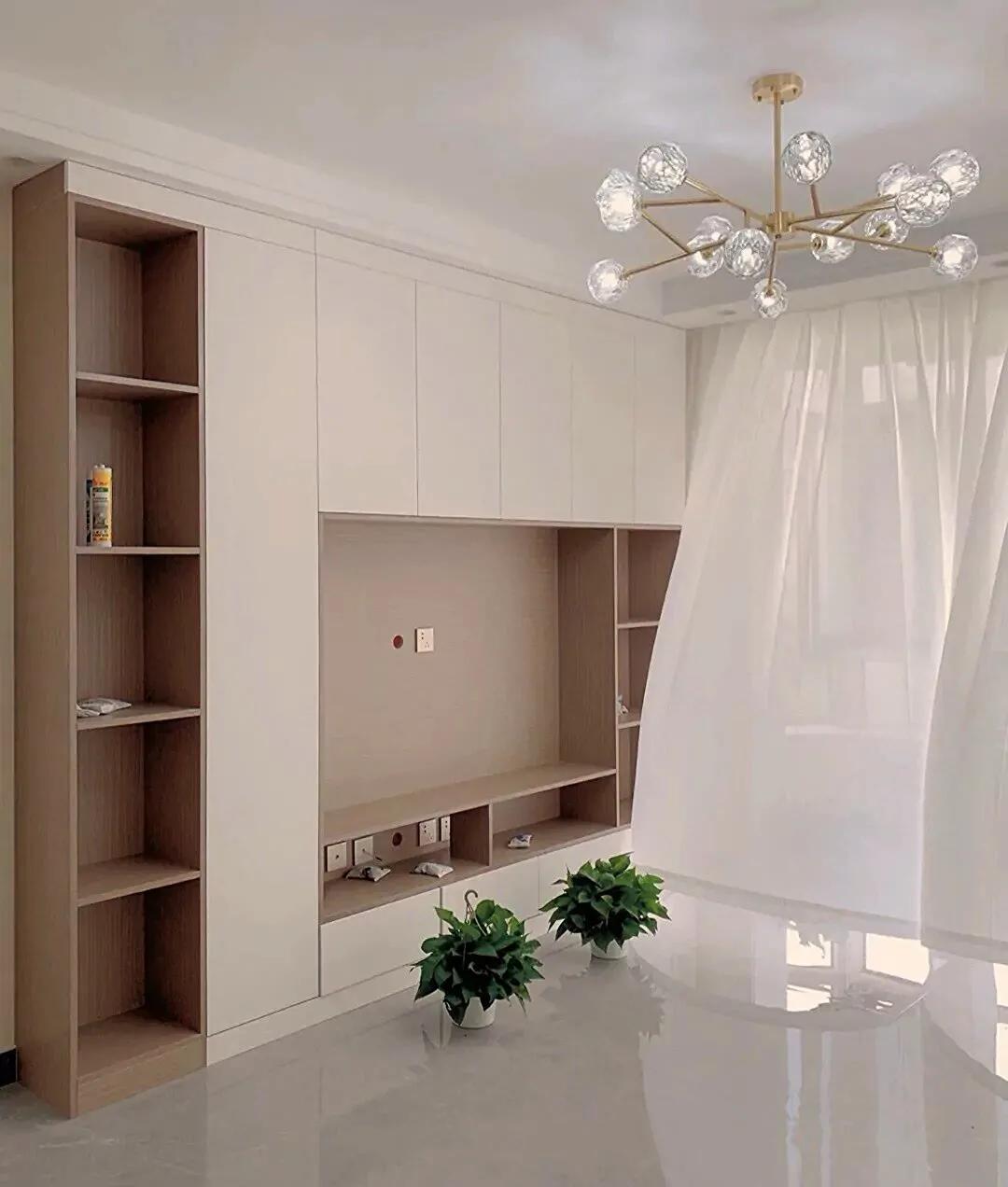 客厅边柜2023最新款法式,2023电视背景柜高端大气上档次