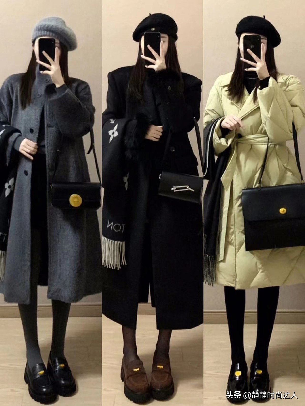 冬天也能穿裙子！用“裙子+打底袜”的组合，不仅显瘦还保暖