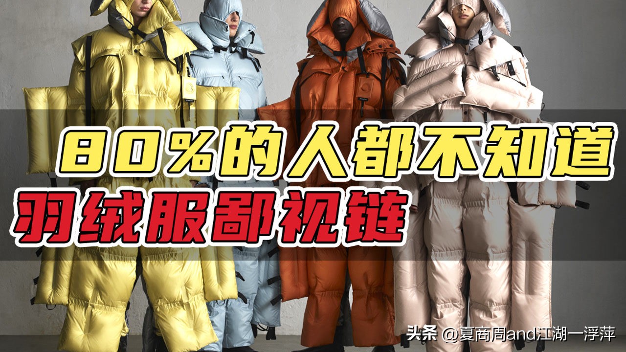 羽绒服鄙视链排名,羽绒服鄙视链天梯图