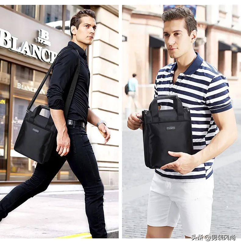 大容量包包高级感简单大方搭配,夏季型男必备的6款包包搭配指南