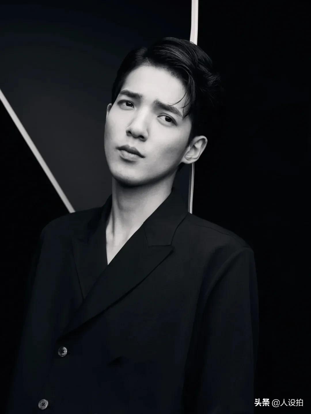 男士肖像艺术照单人外景,男士肖像写真高级质感