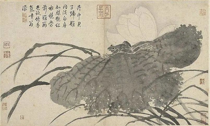 古人笔下的荷花湖畔,古代荷花100幅欣赏