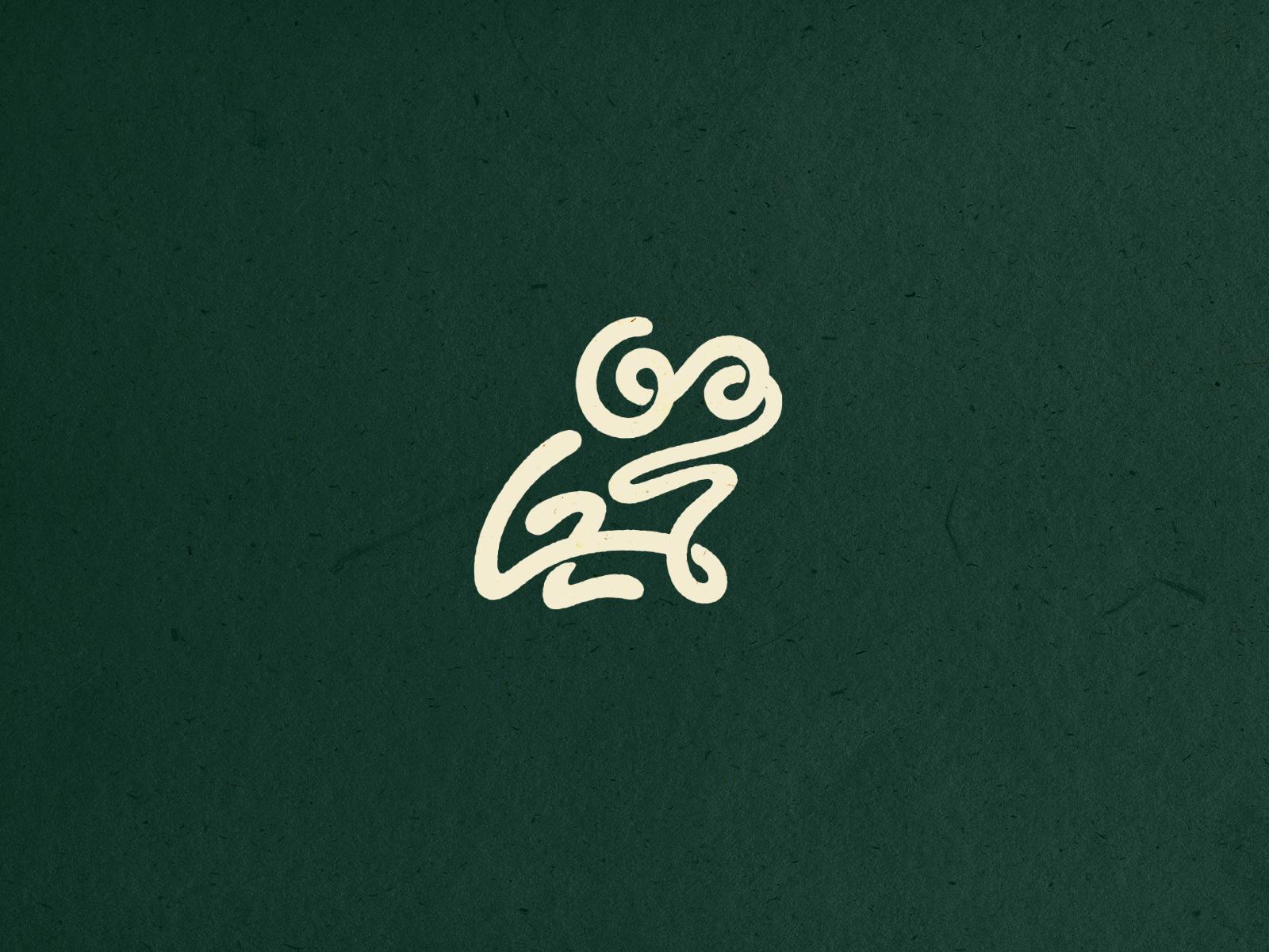 青蛙元素logo设计,蛙标志设计logo