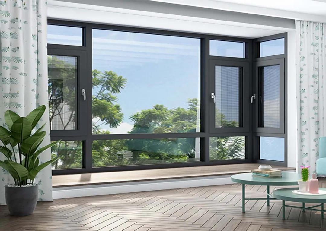 隔音隔热窗纱一体门窗,108窗纱一体断桥铝门窗价格是多少